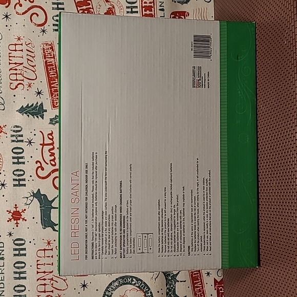 LED Resin Santa Claus Car - Picture 7 of 10